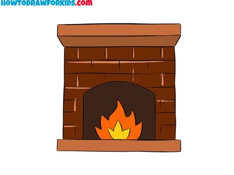 fireplace illustration